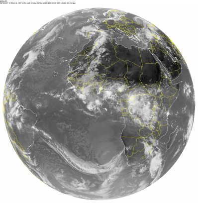 Última imagen Satélite Meteosat Global