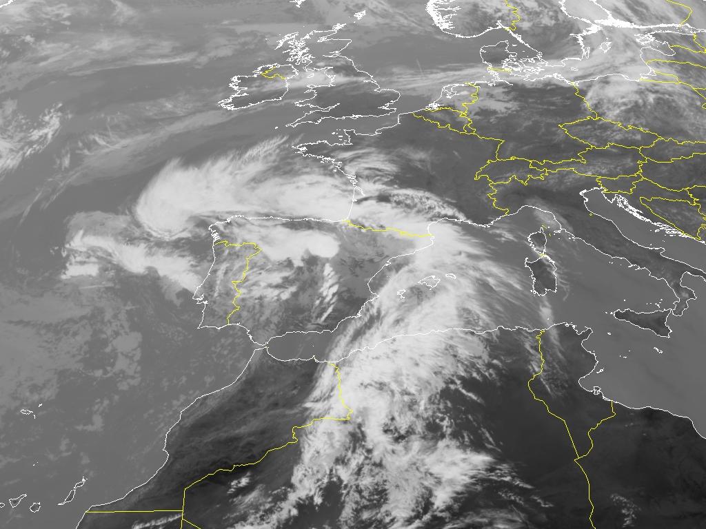 Última imagen Satélite Meteosat Canal Infrarojo